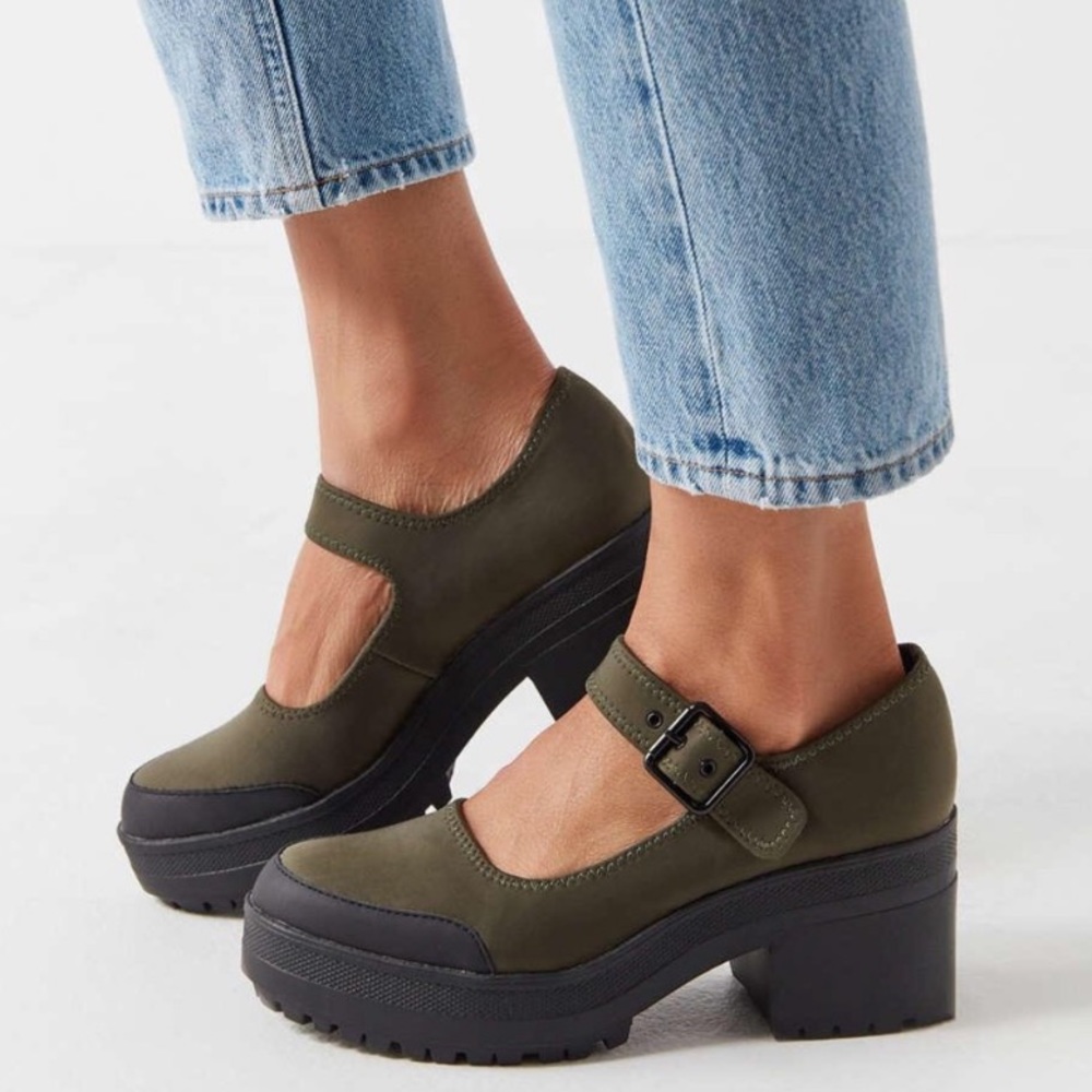 UO Neoprene Sawyer Platform Mary Jane Shoe